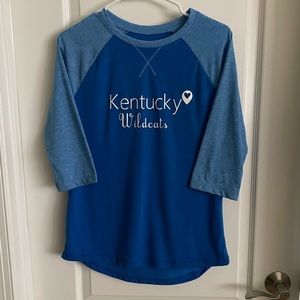 Kentucky Wildcats Baseball Tee Size Small Athletic Works